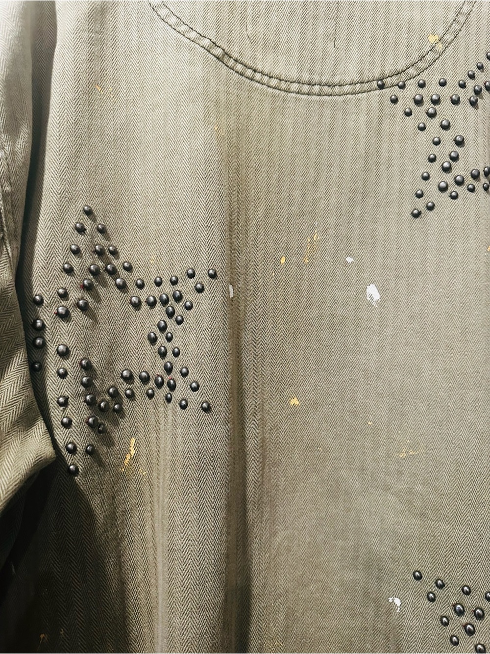 Free People Destructed Shacket - Picture 5 of 7
